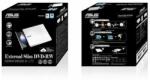 ASUS Gravator DVD extern USB ASUS SDRW-08D2S-U LITE, USB 2.0, alb (DVD-RW-ASUS-08D2S-U-WHT)