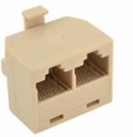 VCOM Conector VCom Cuplaj LAN 1 Masculin / 2 Femei - CT253 (CT253)