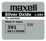 Maxell Baterie buton argintie MAXELL SR-1120 SW /381/391/ AG8 1.55V (ML-BS-SR-1120-SW) Baterii de unica folosinta