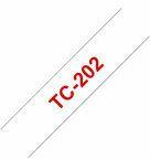 Brother P-Touch TC-202 rosu pe alb 12mm (TC202)