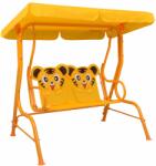 vidaXL Balansoar pentru copii, galben, 115 x 75 x 110 cm, textil (48098) - comfy