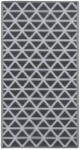  Vidaxl fekete PP kültéri szőnyeg 80 x 150 cm 310416