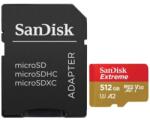 SanDisk Extreme MicroSDXC 512 GB 190/130 MB/s UHS-I U3