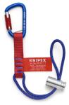 KNIPEX 00 50 13T BK Adapterzsinegek rögzített karabinerrel 186mm (00 50 13 T BK)