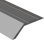 Profilplast öntapadós Szintváltó, Eloxált Alumínium, Profil, 8mmx2, 7m, Matt Ezüst (454152702)