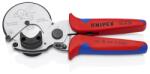 KNIPEX 90 25 25 Csővágó kompozit és műanyag csövekhez többkomponensű burkolattal krómozott 210mm (90 25 25)