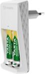 VARTA Mini Akkutöltő + 2 Db Aaa 800 Mah Akkumulátor