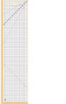 Fiskars patchwork vonalzó 15x60 cm - 1066360 (1066360)