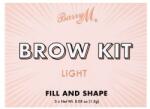 Barry M Brow Kit Szemöldökformázó szett és paletta 4.5 g árnyék Light