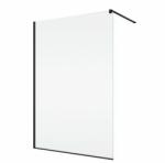 SanSwiss Cabina de dus Walk-In SanSwiss Easy STR4P 110cm, profil negru mat (STR4P1100607) (STR4P1100607)