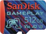 SanDisk microSDXC GamePlay 512GB UHS-I/U3/V30/A2 (SDSQXAV-512G-GN6XN)