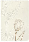  Jegyzetfüzet Clairefontaine Tulip paper, A/5, 14, 8x21cm, 64 lapos, pontozott