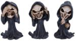Nemesis Now Комплект статуетки Nemesis Now Adult: Humor - Three Wise Reapers, 11 cm (U5474T1)