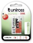 Uniross HYBRIO 1.2V Ni-MH akkumulátor, AA (ceruza), 2500 mAh, 2 db/bliszter (UH2AA2500)