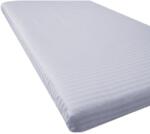  Cearceaf pat cu elastic 180x200cm Damasc Bumbac dunga 1 cm (DCPE180-1cm) Lenjerie de pat