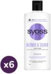 Syoss Blonde&Silver hamvasító balzsam (6x440 ml)