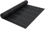 vidaXL fekete PP talajtakaró szőnyeg 1 x 200 m (313063) - vidaxl