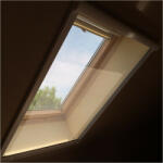Redőnydiszkont Rolós szúnyogháló, műanyag kerettel, tetőtéri ablakra (aranytölgy fóliás) - egyedi méretre gyártott (160 cm-es magasságig) (SZH-ROLOS-MT-AT)
