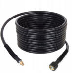  Basic magasnyomású tömlő 10 méteres, nylon fonattal, M22x1, 5 menet - régi típusú sasszeges csatlakozó, Karcher K sorozathoz