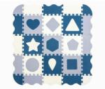 Milly Mally Habszivacs puzzle szőnyeg Milly Mally Jolly 3x3 Shapes Blue - babyboxstore