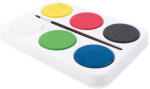 Playbox PlayBox: Vízfesték paletta 6db 55mm-es koronggal alap színek (2470604)
