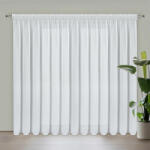 EUROFIRANY Arleta függöny finom fényű sifon szövetből Fehér 350x270 cm