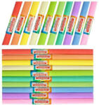 STARPAK Krepp papír 50X200cm, 10 db szín/csomag, pasztell színek