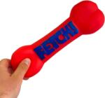  FETCH Rágható Gumi Sípoló Csont Kutyajáték, 24 cm, Piros