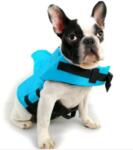 Happy Bulldog Cápauszonyos mentőmellény kutyák számára, kék, S-es (6-8 kg)