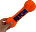  FETCH Rágható Gumi Sípoló Csont Kutyajáték, 24 cm, Narancssárga
