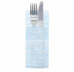 Pack Service mikrotextil evőeszköztartós szalvéta 40x32 cm 1/8 hajtású 50 lap/csomag Costes -kék