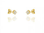 Moon Diamonds - Arany fülbevaló apró gyémántokkal 30-70588-1250F (30-70588-1250F)
