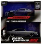 JadaToys - Fast and Furious Jada Fast And Furious Set 2 Masini Metalice Ford Mustang 1: 32 (253202018)