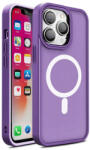 Mgramcases Color Matte MagSafe husa pentru iPhone 15 Pro, violet