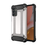 Mgramcases Hybrid Armor husa pentru Samsung Galaxy A72 4G, Argint