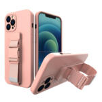 Mgramcases Rope husa pentru Samsung Galaxy S22, roz
