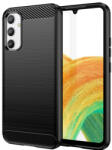 Mgramcases Carbon husa pentru Samsung Galaxy A34 5G, negru