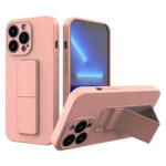 Mgramcases Kicbuctand husa pentru iPhone 13 Pro, roz