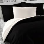 Kvalitex Lenjerie de pat satin Luxury Collection negru /alb , 240 x 220 cm, 2 buc 70 x 90 cm Lenjerie de pat