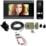 Mentor Kit VideoInterfon 1 familie wireless WiFi IP65 2MP 7 inch Color 4in1 4 fire Mentor SYKT004 (MMDSYKT004)