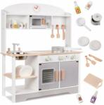 Titan Titan, Bucătărie modernă pentru copii din lemn + accesorii - 68cm x 25.5cm x 82cm 1180 Bucatarie copii