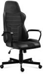 Mark Adler Premium Főnöki szék , forgószék, fordított bőr, szövet, fekete (BOSS-42-BLACK)