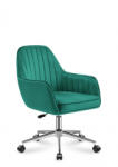 Mark Adler Modern Irodai szék, puha szivaccsal, kényelmes szék 5.2, Velvet, Zöld (Future-52-Green)