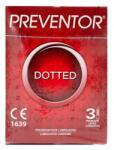 3 Prezervative cu Striatii Preventor Dotted, Premium Latex