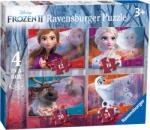 Ravensburger Puzzle Ravensburger 4 în 1 - Regatul înghețat II (3019) Puzzle
