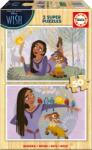 Educa Puzzle din lemn pentru copii Educa din 2 x 50 de piese - Dorință (EDU19739) Puzzle