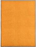 vidaXL narancssárga kimosható lábtörlő 90 x 120 cm (323454)