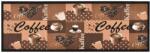 vidaXL barna kávémintás mosható konyhai szőnyeg 45 x 150 cm (315970)