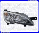 FIAT DUCATO 3 2014.01-2023.12 Fényszóró jobb (2xH7/LED) króm keretes, nappali fénnyel (vezérlő elektronikával) MAGNETI MARELLI 712501201129