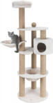 TRIXIE Nigella mobilier pentru pisici cu stâlpi de zgâriat, hamace și căsuță (Bază: ø 60 cm | Înălțime: 177 cm | Stâlp de zgâriat: ø 11 cm)